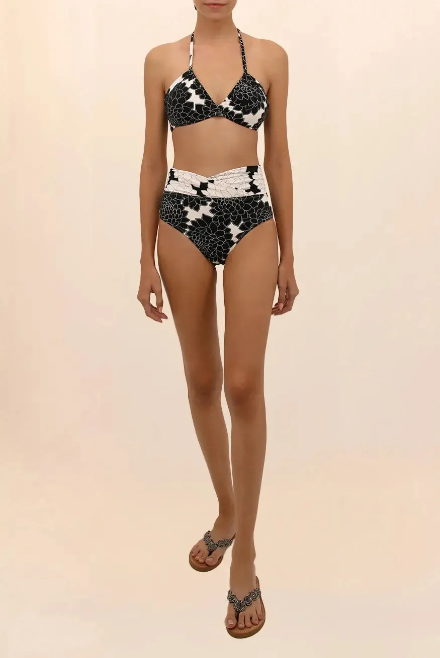 TIDE RUCHED TRIANGLE BIKINI TOP