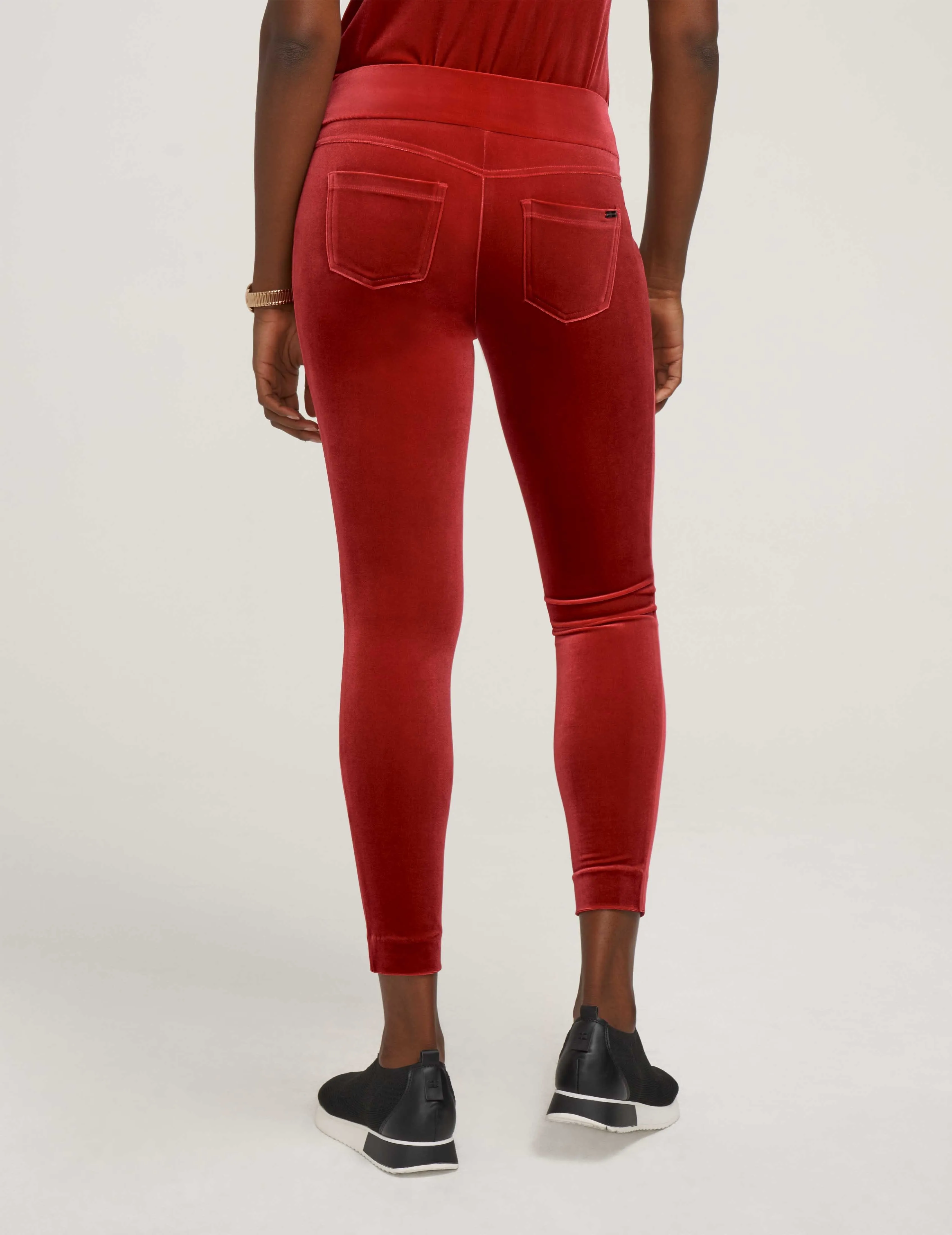 Velour Slim Fit Pull-On- Sale