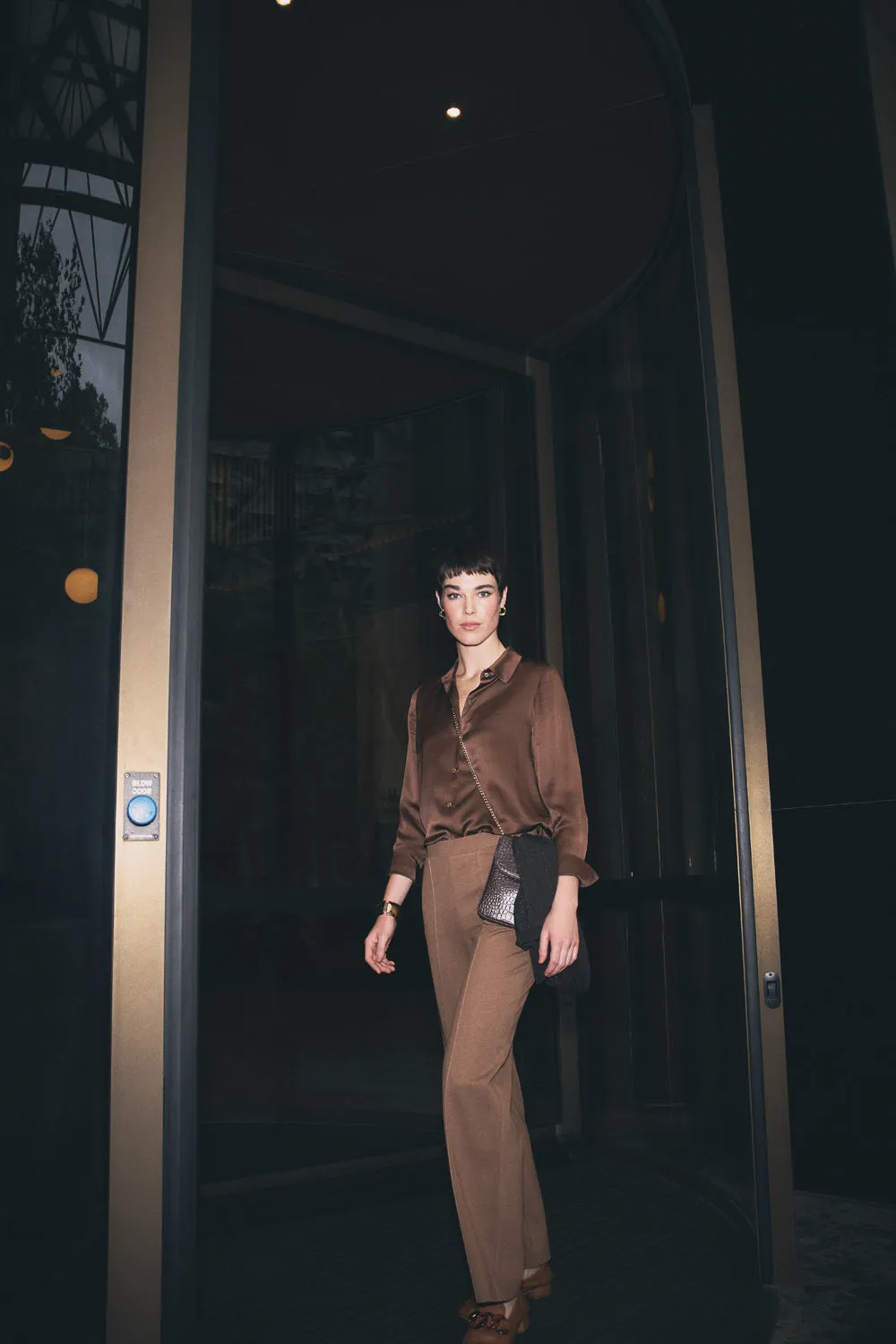 Wide Leg Pant - Camel