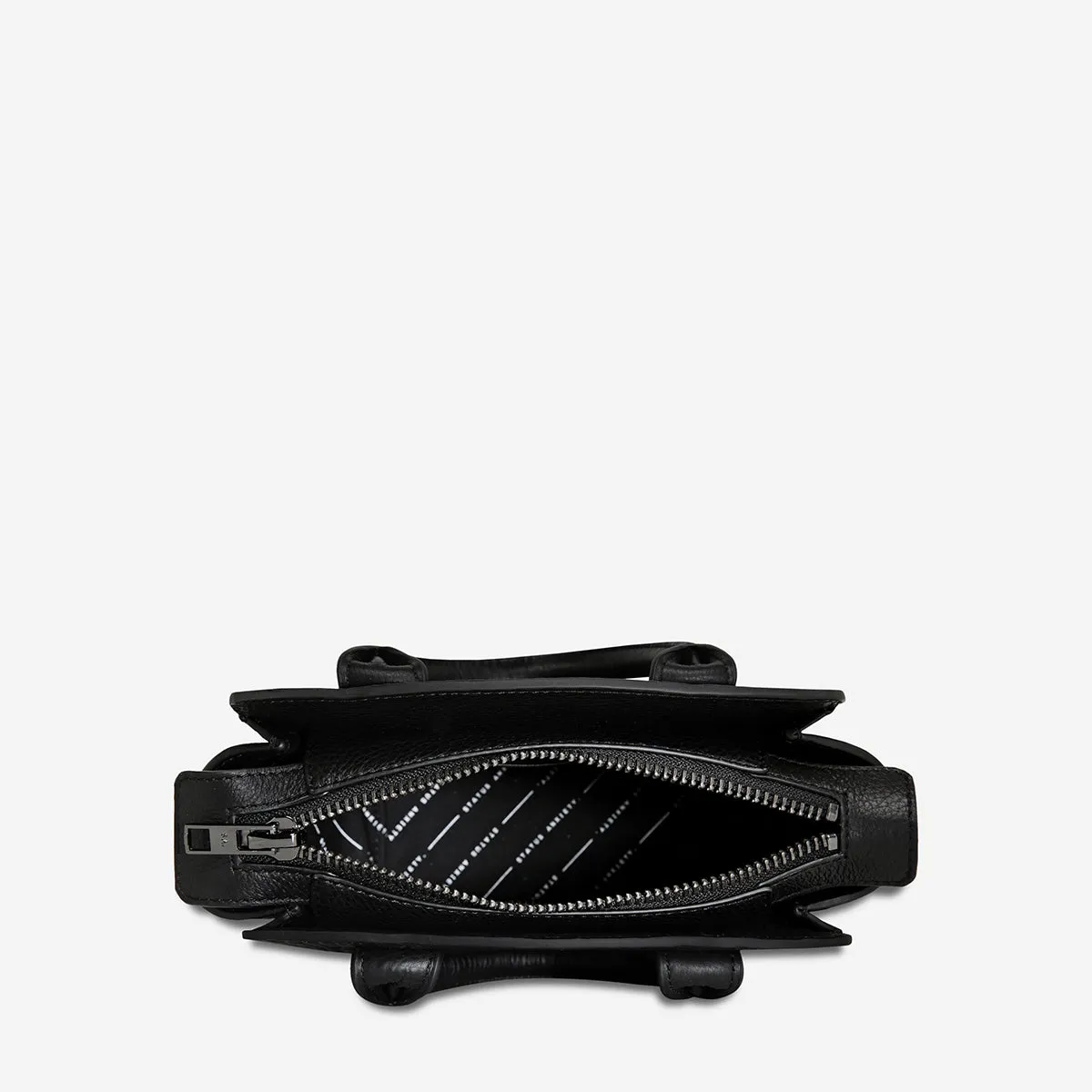 Worst Behind Us Bag - Black Croc Emboss