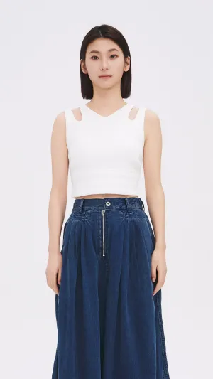 Y-Stripe Bra Top