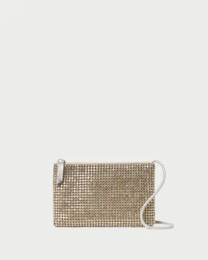 Yasmine Gold Diamanté Crossbody