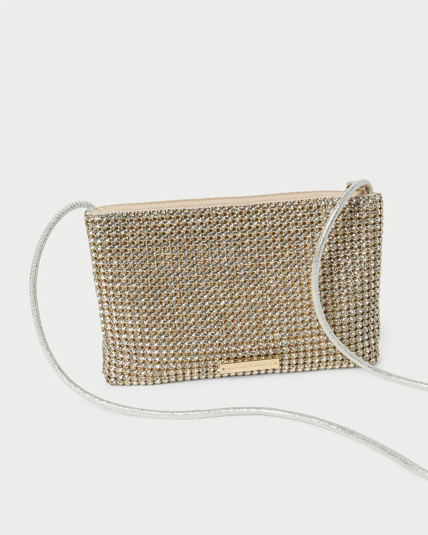 Yasmine Gold Diamanté Crossbody