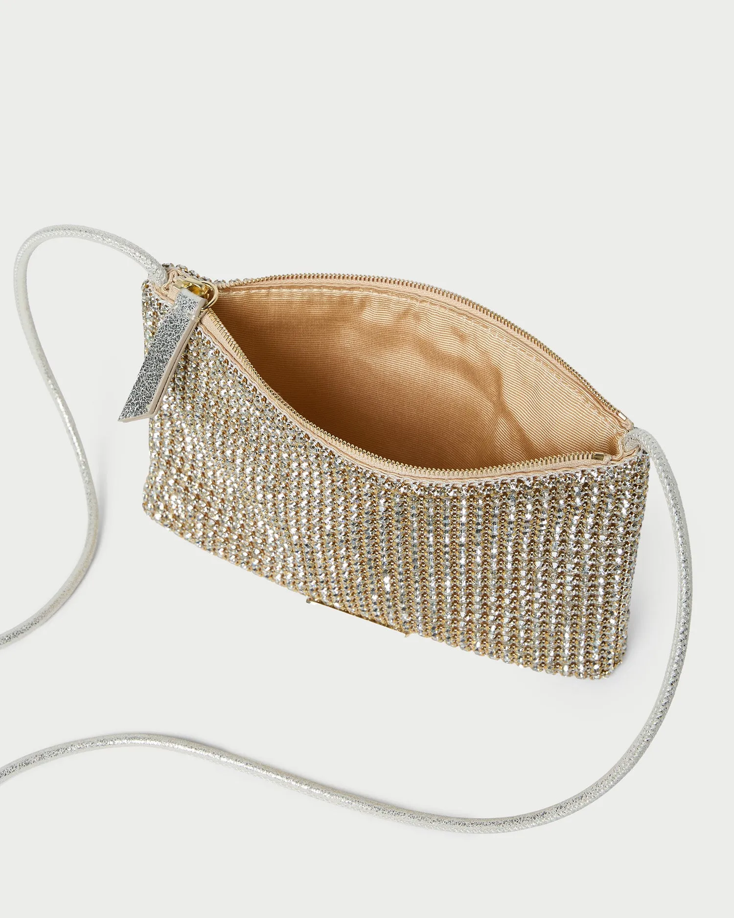 Yasmine Gold Diamanté Crossbody