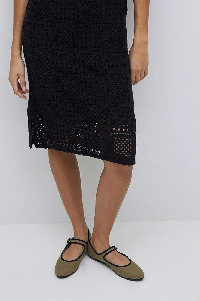Yerse Sam Black Polo Dress